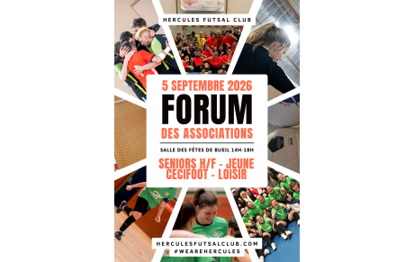Rendez-vous au forum des associations