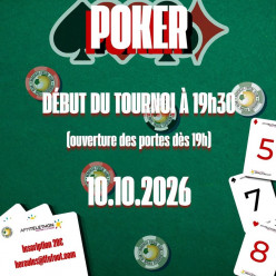 Premier poker Téléthon le 10 octobre