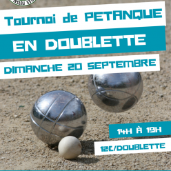 TOURNOI DE PETANQUE