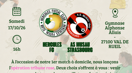 Premier match à domicile pour nos féminines